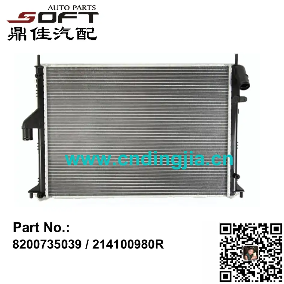 Radiator-Motor Cooling 8200735039/214100980R Voor Renault Largus/Logan/K7M/K7J/K9K/K4M /D4F