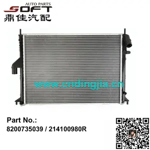 Radiateur de Refroidissement Moteur 8200735039 / 214100980R Pour Renault Largus / Logan / K7M / K7J / K9K / K4M / D4F