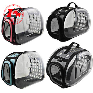 Fashion Pet <strong>Dog</strong> Cat Cages <strong>Carries</strong> House <strong>Bag</strong> Cat Transparent <strong>Bag</strong> Portable Handbag Foldable Shoulder Travel <strong>Bag</strong> <strong>for</strong> Puppy - Product Image 2