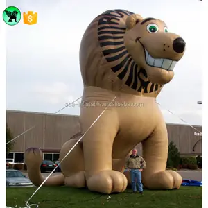 घटना चरण सजावटी विशाल Inflatable पशु अनुकूलित शेर Inflatable प्रतिकृति सजावट A1409