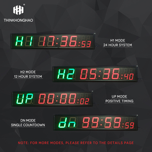 8-значный таймер светодиодный фитнес-таймер | Клубный спортивный таймер обратного отсчета/HIT8-4 часов (2G6R) - Product Image 2