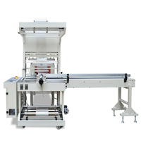 FL-6040AF + BSE5040A automatique film plastique PE bouteille en verre bière rétrécissement et emballeuses équipement