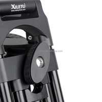 XILETU XMV-30 professionnel en aluminium caméra vidéo trépied robuste avec tête panoramique trépied à tête de fluide hydraulique