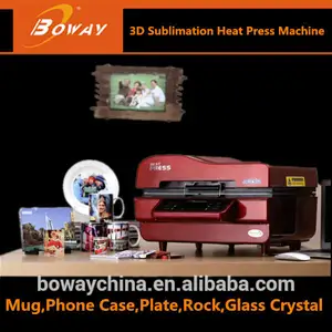 boway service ce 3d sublimation transfert thermique sous vide machine pour la photo numérique