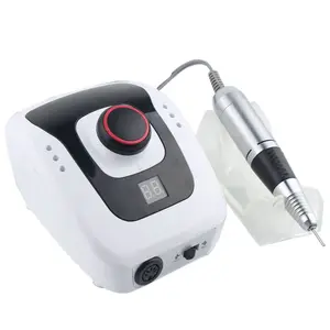 Desain Baru 206A Kuat Electric Kuku Bor 35000Rpm Manicure Digital Display Portable Kuku Bor Mesin