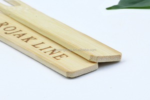Barbekü ızgara balık için bambu çift <span class=keywords><strong>Prong</strong></span> şiş