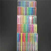 Juego de 200 bolígrafos de Gel para colorear, bolígrafo de Gel de colores 100 plus 100 recambios