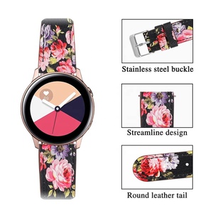 Ivanaze-Correa para Samsung <span class=keywords><strong>Galaxy</strong></span> <span class=keywords><strong>Watch</strong></span> <span class=keywords><strong>Active</strong></span> (40mm), banda para reloj de <span class=keywords><strong>42mm</strong></span>, correa de cuero genuino con hebilla de repuesto - Product Image 5