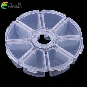 Hengjia clear Plastic Fishing Storage <strong>Tackle</strong> <strong>Box</strong> with Dividers - Product Image 6