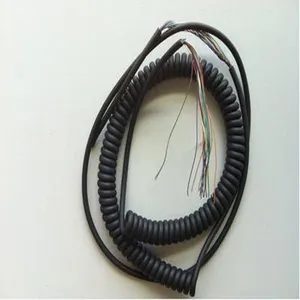 26 Cores 5m Spring Spiral Cable Coiled Cable for CNC Handheld Encoder Manual Pulse Generator MPG