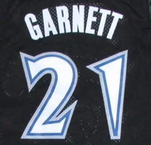 Kevin Garnett Black Throwback Best Quality Stitched Basketball Jersey