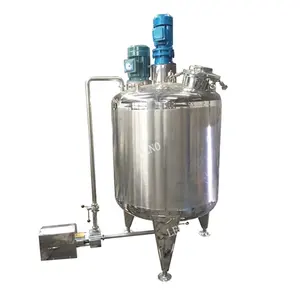 Generador de ozono de pasta de crema cosmética de grado con bomba y tanque de mezcla