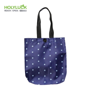 <span class=keywords><strong>Shopper</strong></span> suave pequeña reutilizable fordable Tote <span class=keywords><strong>compras</strong></span> en línea para la señora - Product Image 2