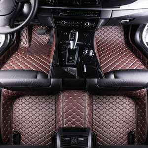 <span class=keywords><strong>Tappetini</strong></span> Auto in PVC 5D Personalizzati di Lusso in Pelle Marrone Rownfur, Spedizione Gratuita in Russia - Product Image 4