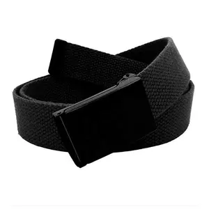 Sabuk Web taktis untuk pria & anak laki-laki, sabuk katun satu ukuran dapat disesuaikan - Product Image 1