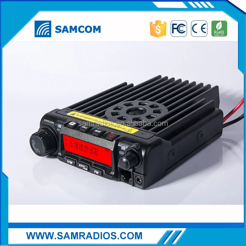 最新!!! SAMCOM 50W/40Wデュアルバンドvhf & uhfデジタルモバイルam fm ssb cb radio AM-400UV、FCC/CE/ROHS承認済み