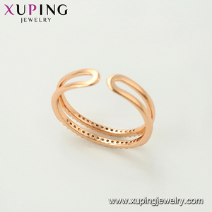 15206 Groothandel eenvoudige fijne dames sieraden zirkoon kanaal instelling verstelbare vinger <span class=keywords><strong>ring</strong></span> - Product Image 5