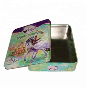 Candies Metal <strong>Tin</strong> Box <strong>Biscuits</strong> Pack <strong>Tin</strong> Rectangular <strong>Gift</strong> Pack <strong>Tin</strong> case - Product Image 4