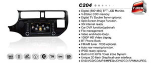 WITSON para <span class=keywords><strong>KIA</strong></span> K3/<span class=keywords><strong>RIO</strong></span> DVD del coche con A8 Chipset Plataforma S100 - Product Image 1