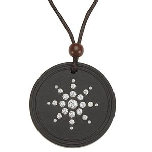 Pendentifs énergétiques en pierre de lave, pendentifs énergétiques de roche volcanique - Product Image 2