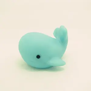프로모션 고무 분출 바다 동물 아기 목욕 장난감