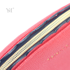 Mode personnalisé fermeture à glissière rouge pochette sac cosmétique usine directe Offre Spéciale élégant cadeau sacs de maquillage - Product Image 6