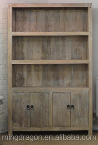 Librería china antigua de <span class=keywords><strong>madera</strong></span> sólida reciclada, librería rústica Natural - Product Image 2