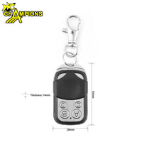 Copie de code télécommande 4 canaux universel, télécommande 433mhz, copieur, code d'apprentissage pour porte de garage