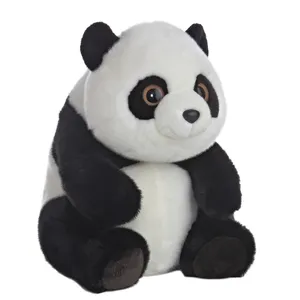 lebensechte kawaii süsse große augen ausgestopfte panda