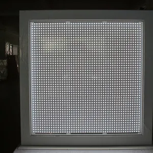 Boîte d'affiche de lumière 3d en tissu, profil en aluminium, boîte à lumière avec animation de mouvement dynamique led
