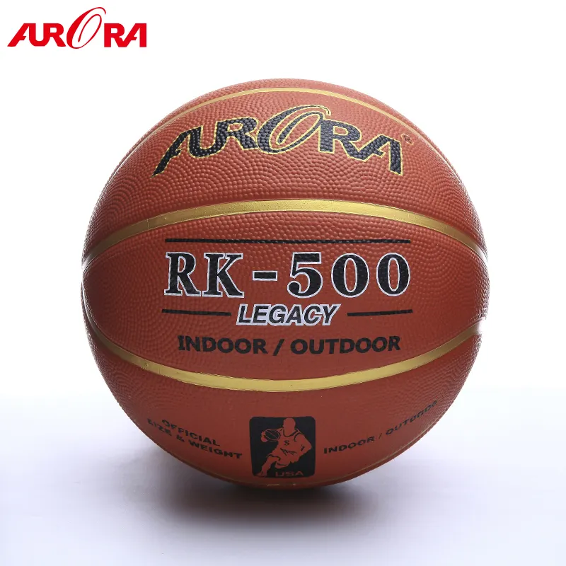 High quality offical rubber basketball Size 7 games ball