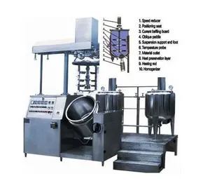 50L industri mesin es krim/industri homogenizer/salep agitator tangki