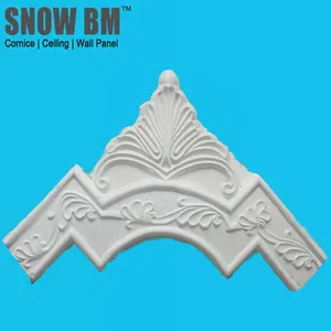 Pop Fiberglass Reinforced 3D Design Gypsum Cornice Panel Price/Plaster Cornice Mould