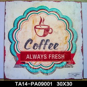 Vinyl wall <span class=keywords><strong>art</strong></span> decor cafetería - Product Image 1