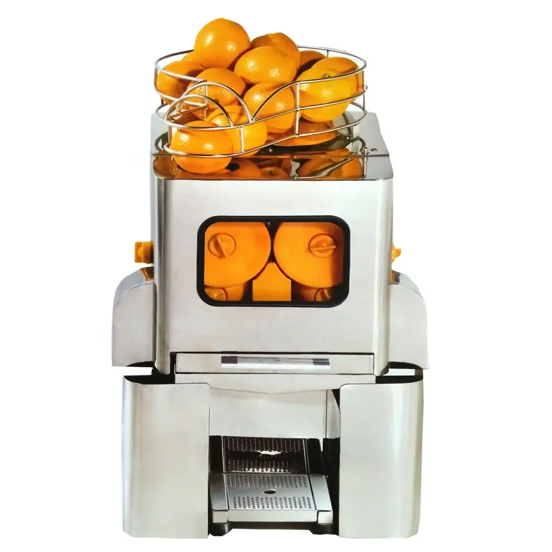 Voll automatische industrielle frische Orangensaft-Extraktor-Frucht press maschine