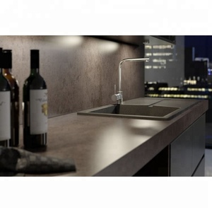 Abordable Moderne MDF Modèles De <span class=keywords><strong>Cuisine</strong></span> Debout Libre Garde-Manger Noir Armoires De <span class=keywords><strong>Cuisine</strong></span> - Product Image 4