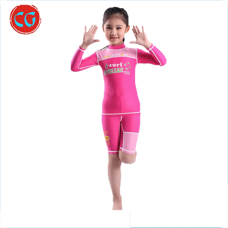 ملابس سباحة للأطفال بتصميم جديد ، جلود رياضية لكامل الجسم بأكمام طويلة ، بدلة سباحة للشاطئ من قطعة واحدة للسباحة والغطس