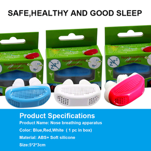 Brandneue <span class=keywords><strong>Stopper</strong></span> Nase entlüftet Schlaf hilfe geräte <span class=keywords><strong>Anti</strong></span>-Schnarch-Mundstück für bessere Atmung - Product Image 3