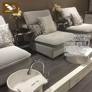 Bomacy proveedores de equipos de belleza Venta caliente Pedicura Spa banco con tazón