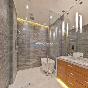 Vidrio de baño templado personalizado y vidrio de <span class=keywords><strong>ducha</strong></span> templado de diseño moderno - Product Image 3