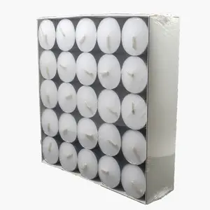 8 ore unscent bianco a buon mercato mini paraffina tealight candela