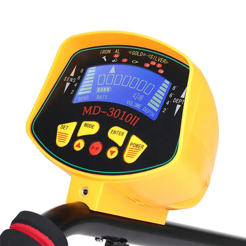 Best selling MD3010 tesouro detector de metais subterrâneo detector de metal ouro com LCD