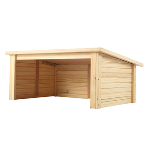 Abri de jardin en bois pour tondeuse à gazon robotisée, <span class=keywords><strong>garage</strong></span>, carport, toit incliné - Product Image 1