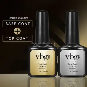 VBG Soak-Off UV & LED Base Coat And Soak-Off UV & LED Top Coat Factoryアウトレット