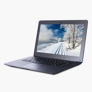 Vuelos de 14 pulgadas ultrabook con 4G RAM 64G ROM Intel Atom X5-Z8300 Quad core 1,44 Ghz Windows10 sistema WIFI portátil