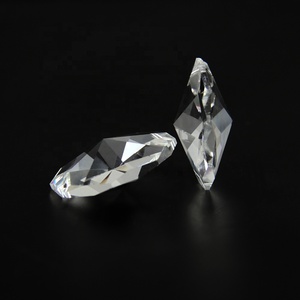 Transparent 10mm-50mm Two Holes Glass <strong>Octagonal</strong> <strong>Prisms</strong> Beads Chandelier Parts for Jewelry Making Lampwork - Product Image 6