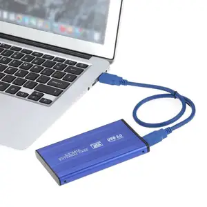 ポータブル超高速USB3.0 HDD SSDSATA外付けアルミニウム2.5 "ハードドライブディスクボックスエンクロージャーケース最大テラバイト