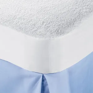 Protetor impermeável para colchão, 80% algodão 20% poliéster de tecido