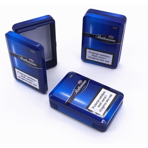 Food grade custom printed colorful rectangular metal tin box for cigarette