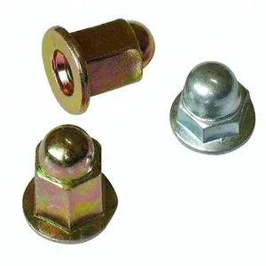 Thép Carbon Dài Hex Mặt Bích Dome Cap Nut